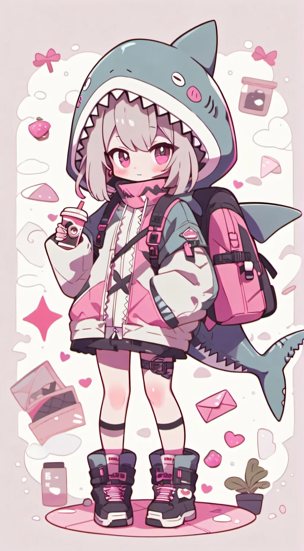 ai character: Lilly background