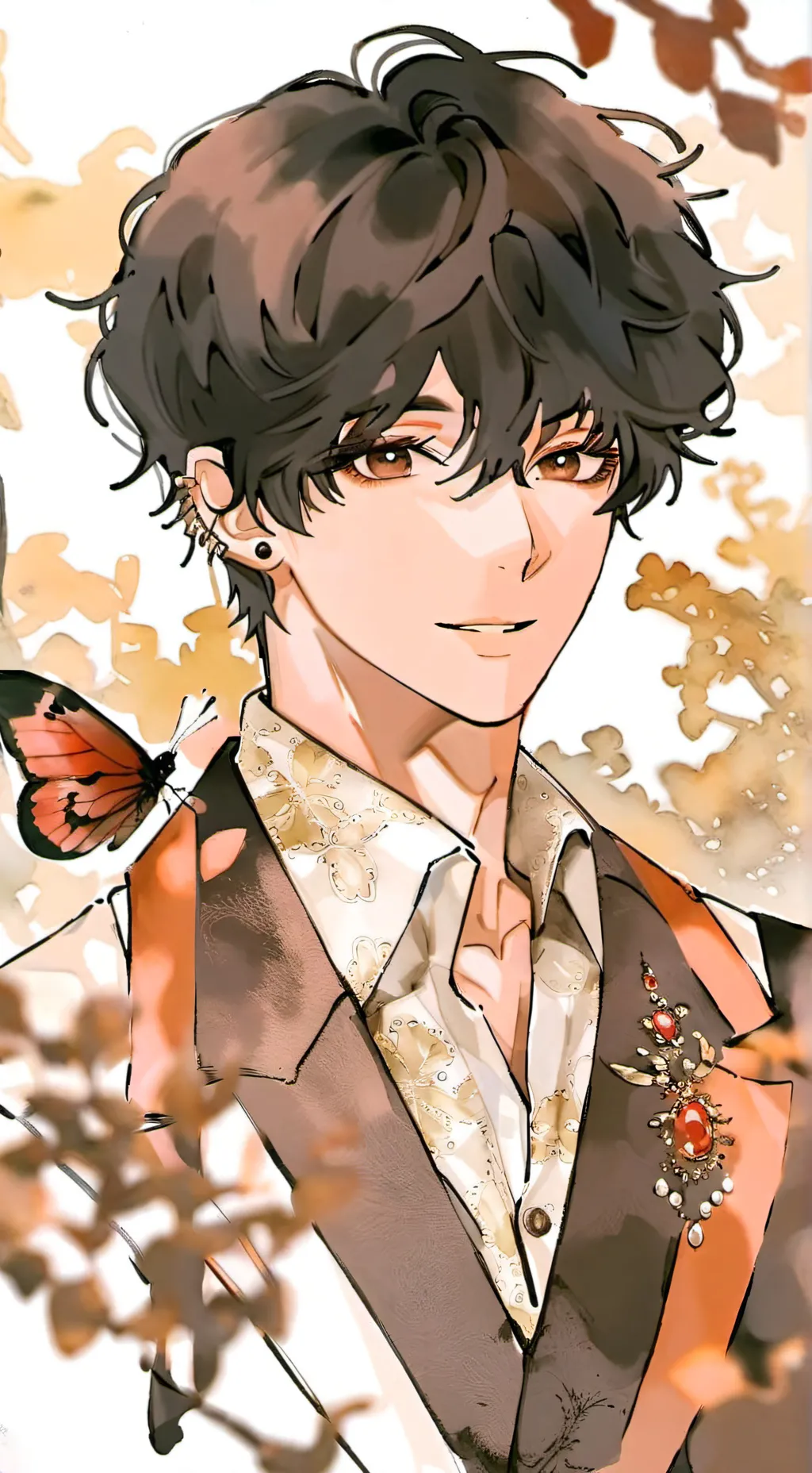 ai character: leeKnow(skz) background