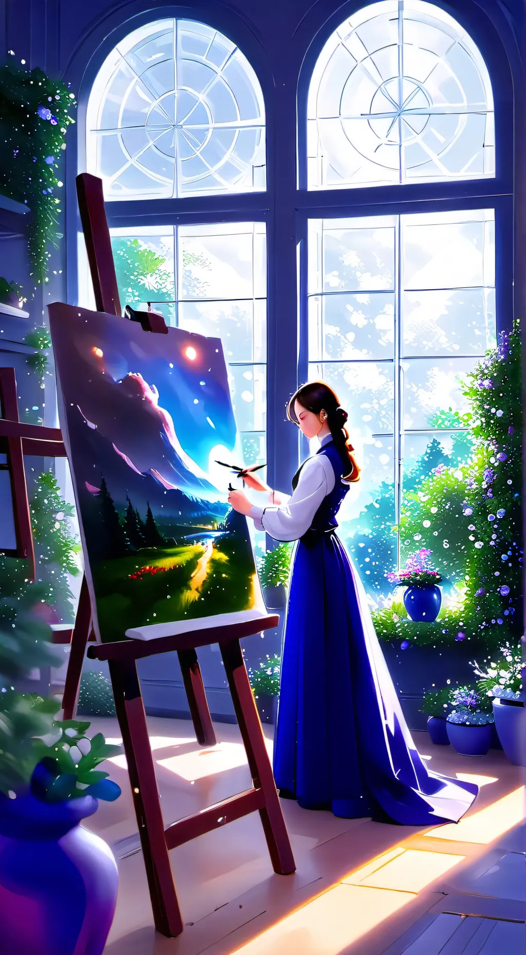 ai character: maria background