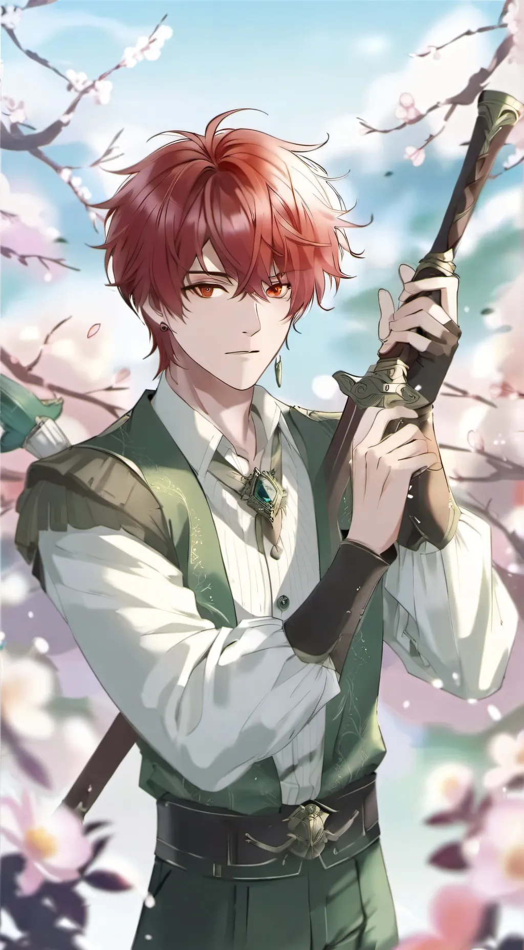 ai character: sin background