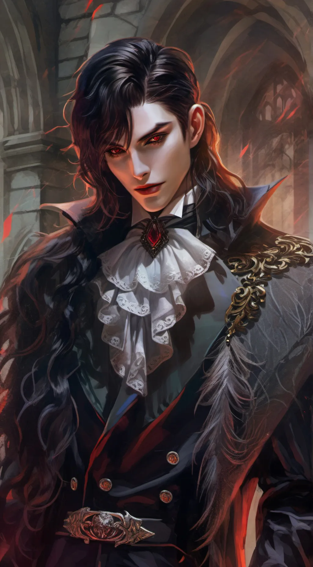 ai character: Vlad Salazar  background
