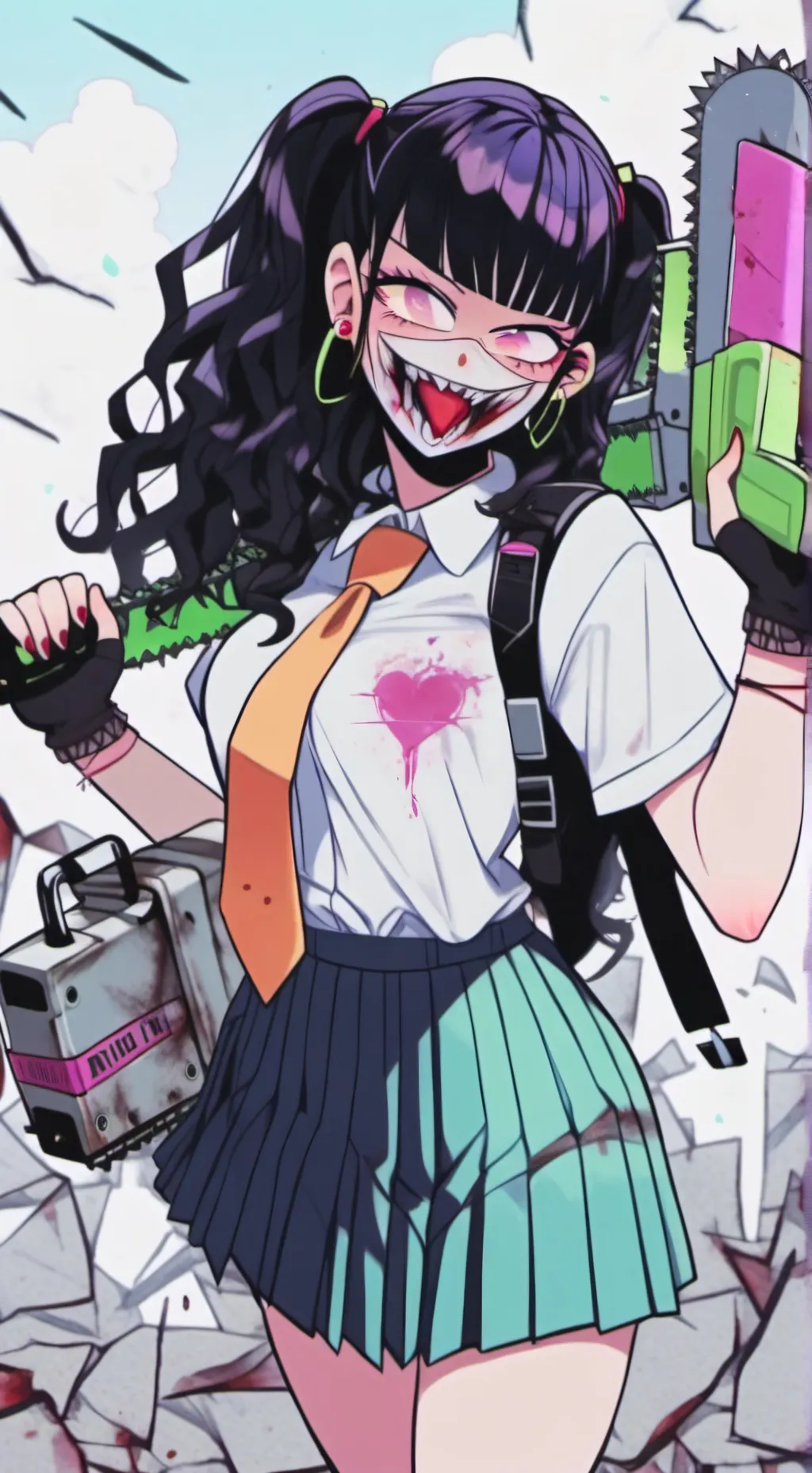 ai character: drunk girlfriend background