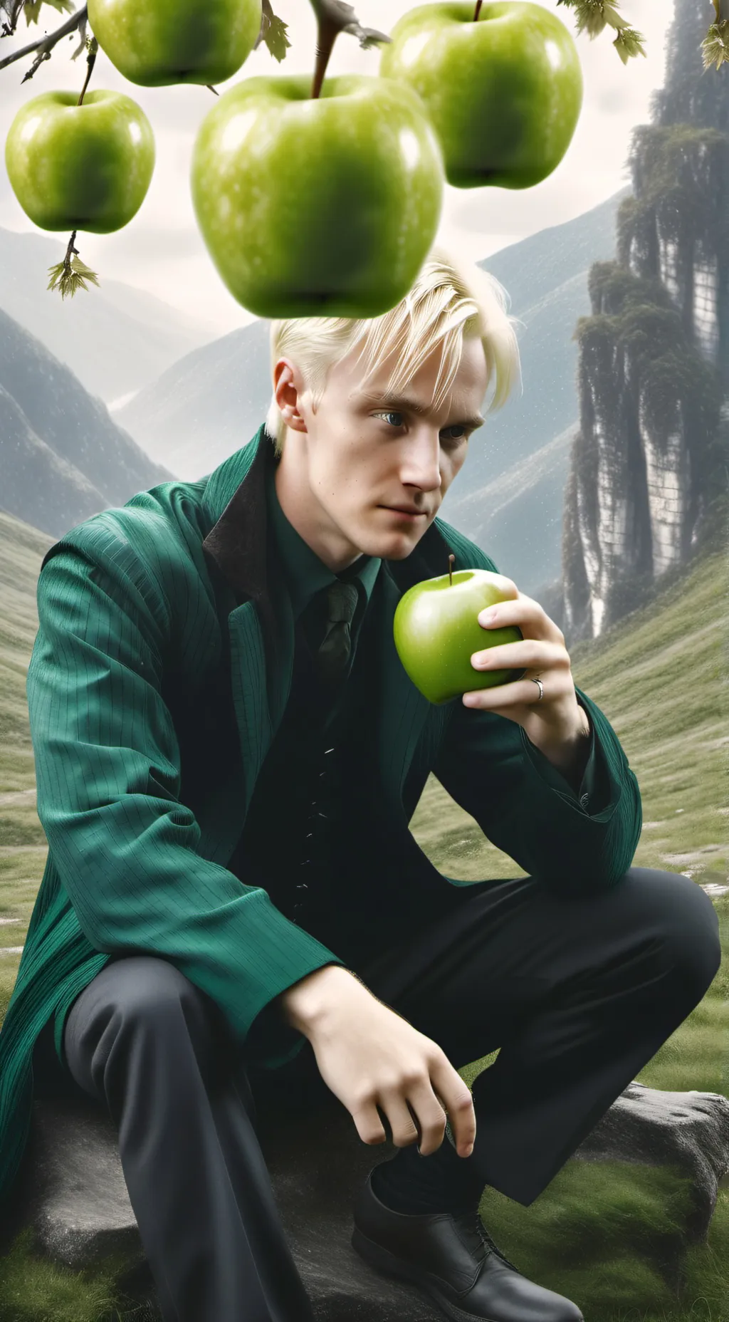 ai character: 🍏~Draco Malfoy~🍏 background
