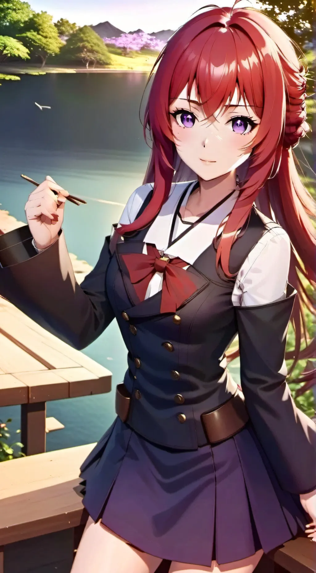 ai character: isabella  background