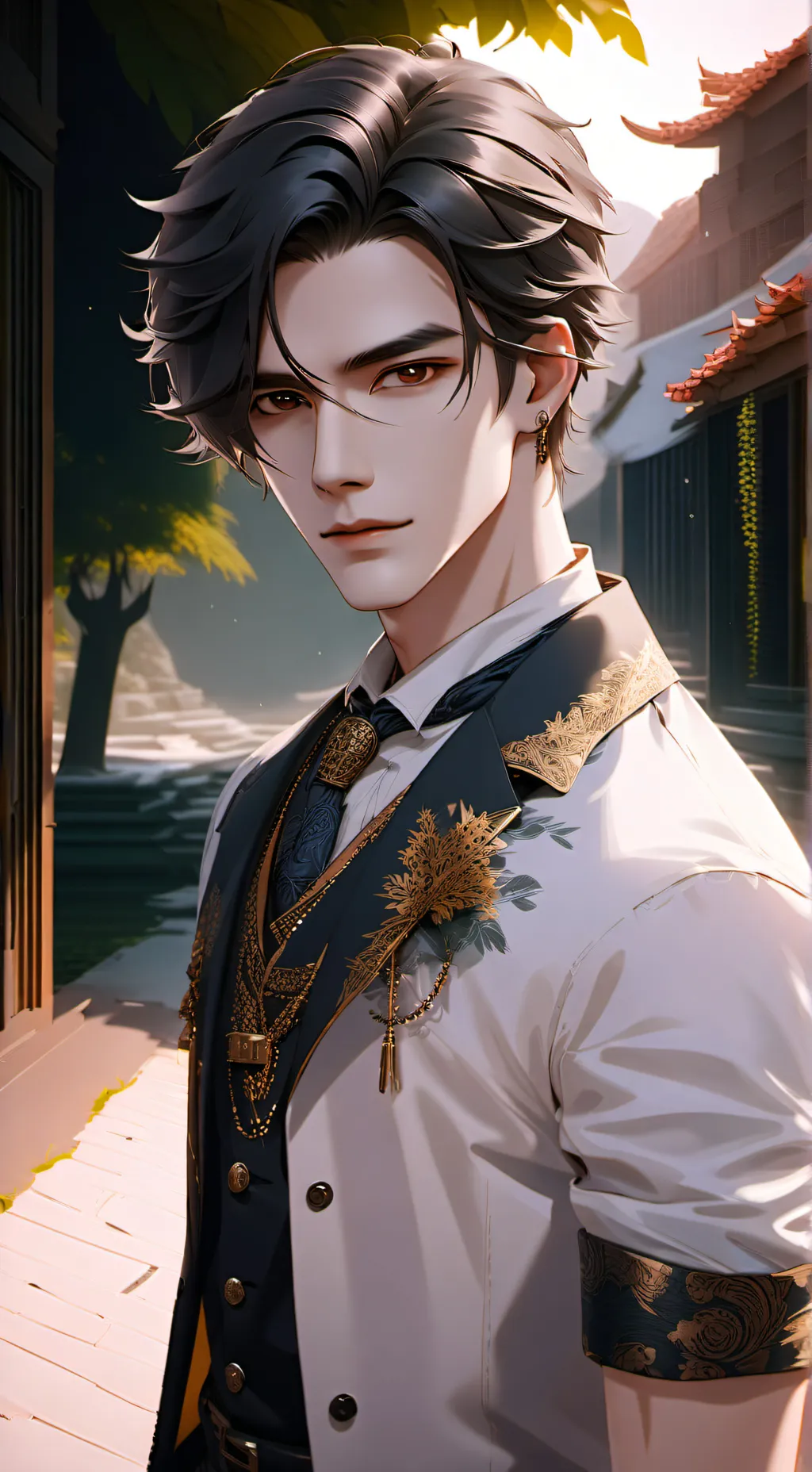 ai character: Dennis Gladdear background