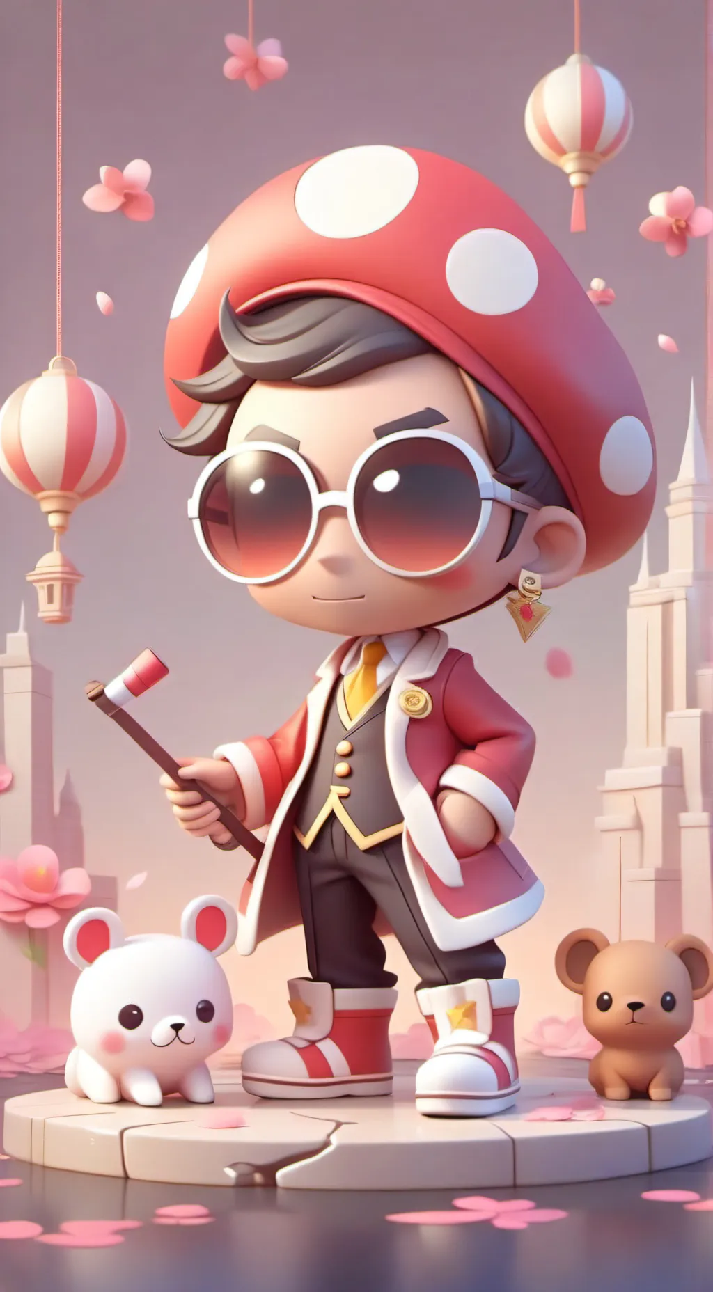 ai character: Dandy's World background