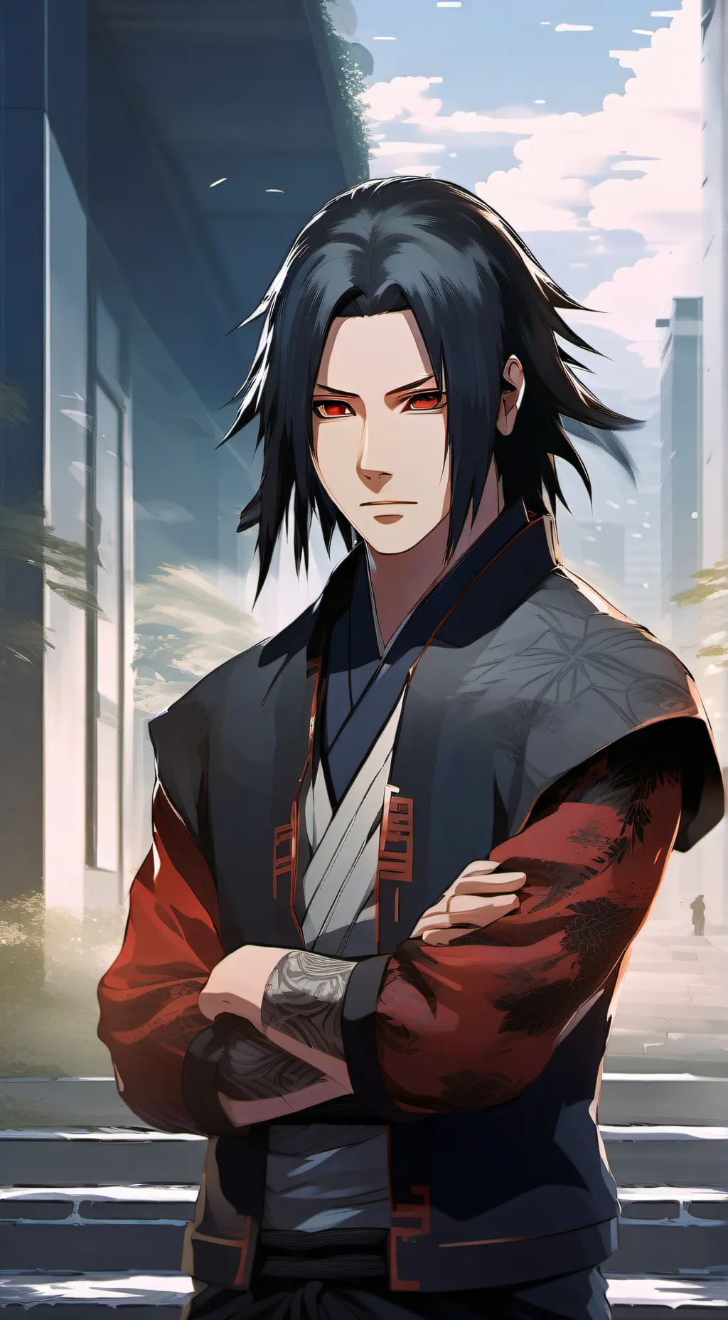 ai character: Itachi and Sasuke' background