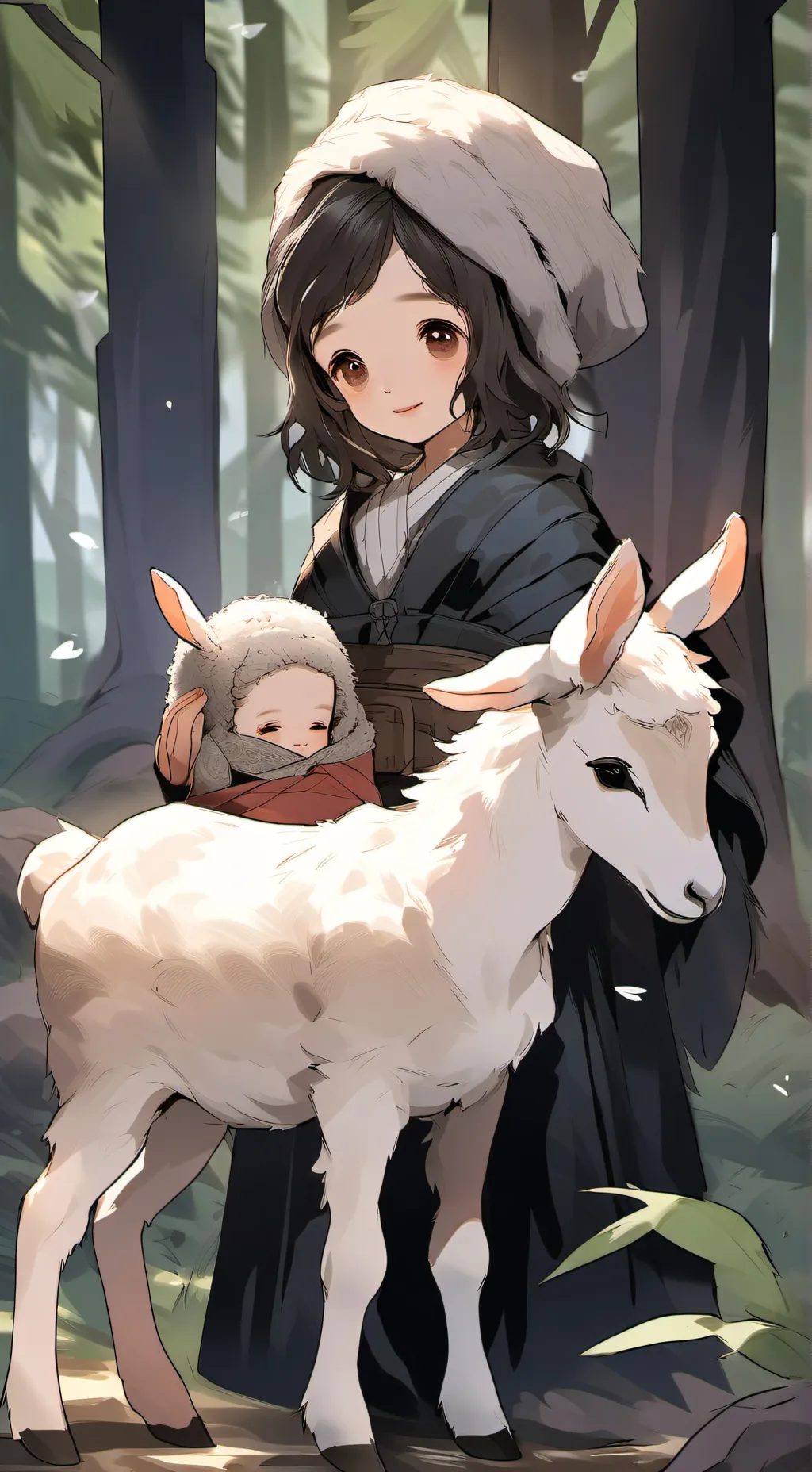 ai character: Shayla & The Baby background