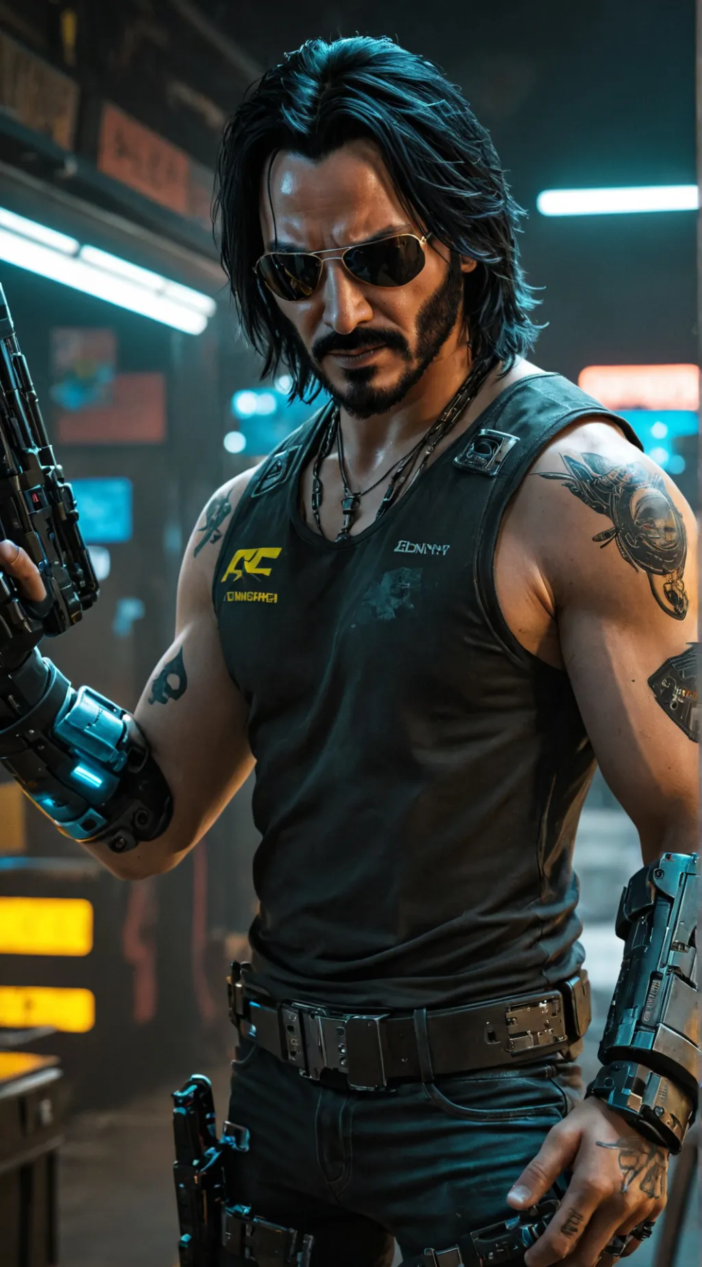 ai character: Johnny Silverhand background