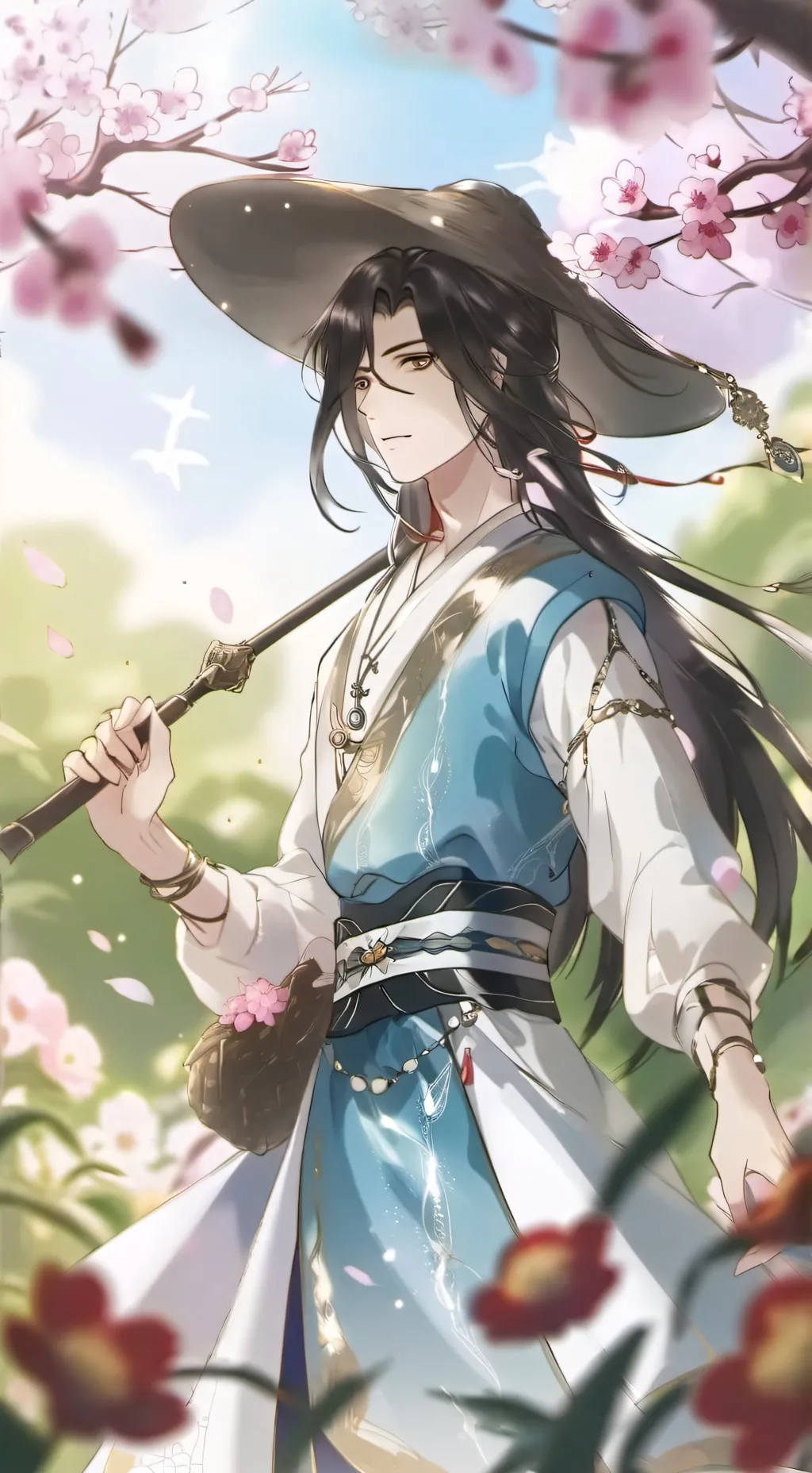 ai character: Muichiro  background