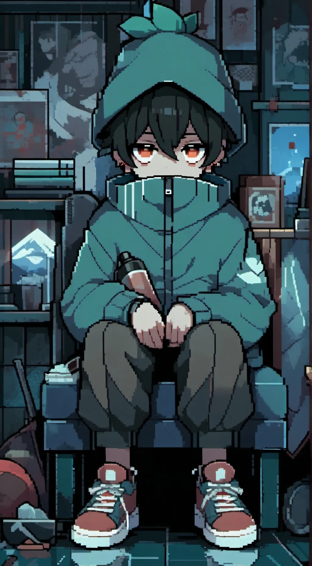 ai character: Smol sprunki background
