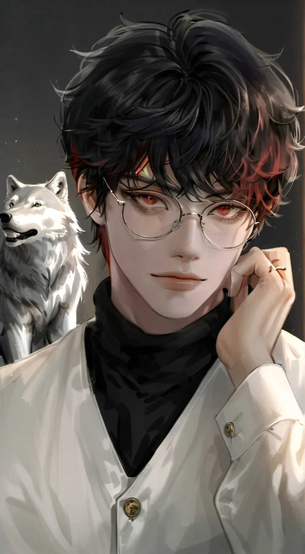 ai character: Levi  background