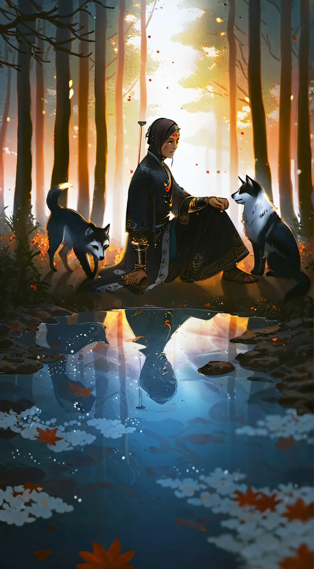 ai character: Винерия!) background