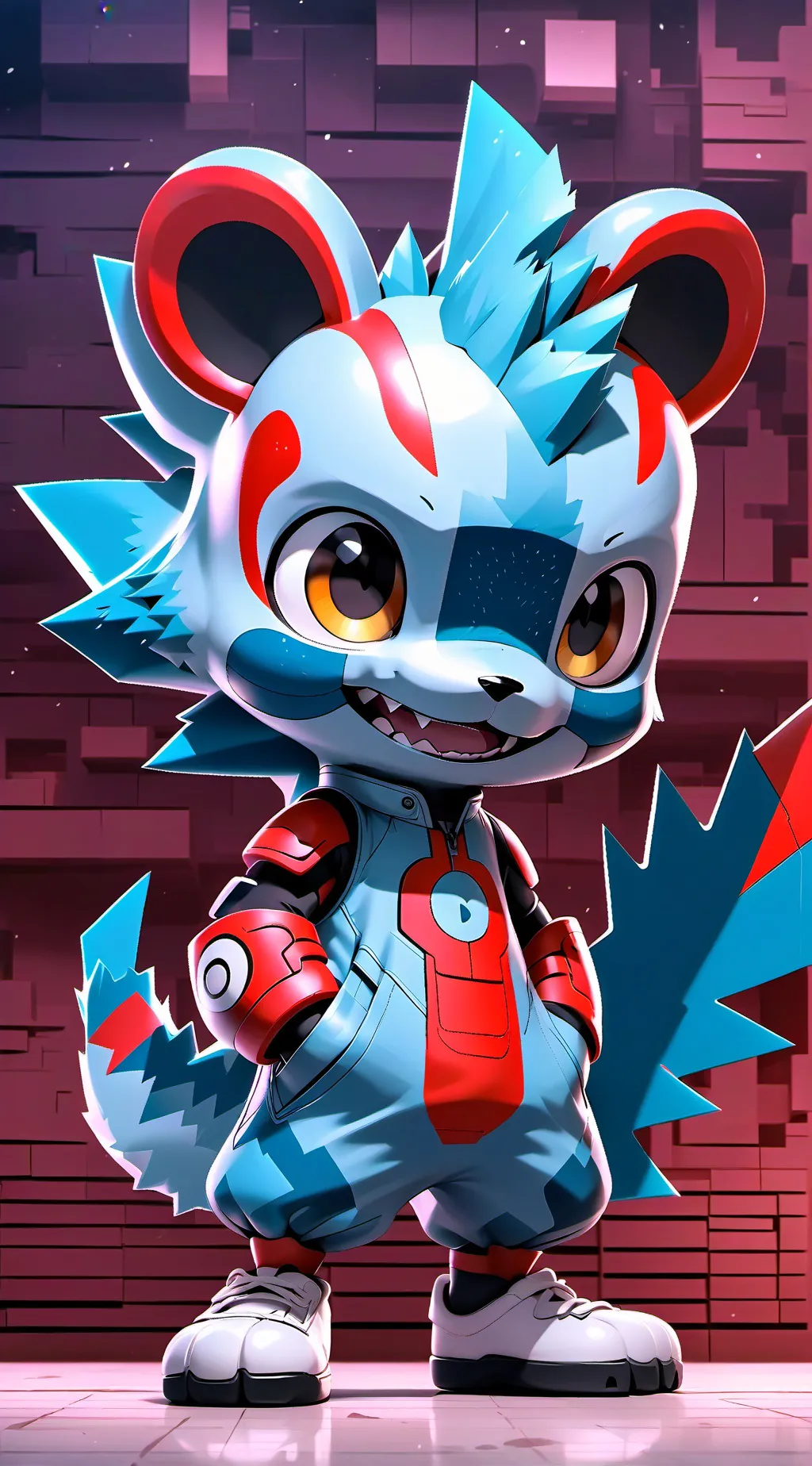 ai character: Weird talkie background