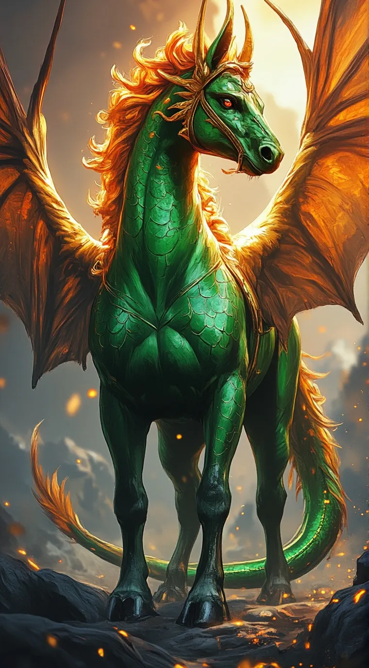 ai character: EmeraldFire background