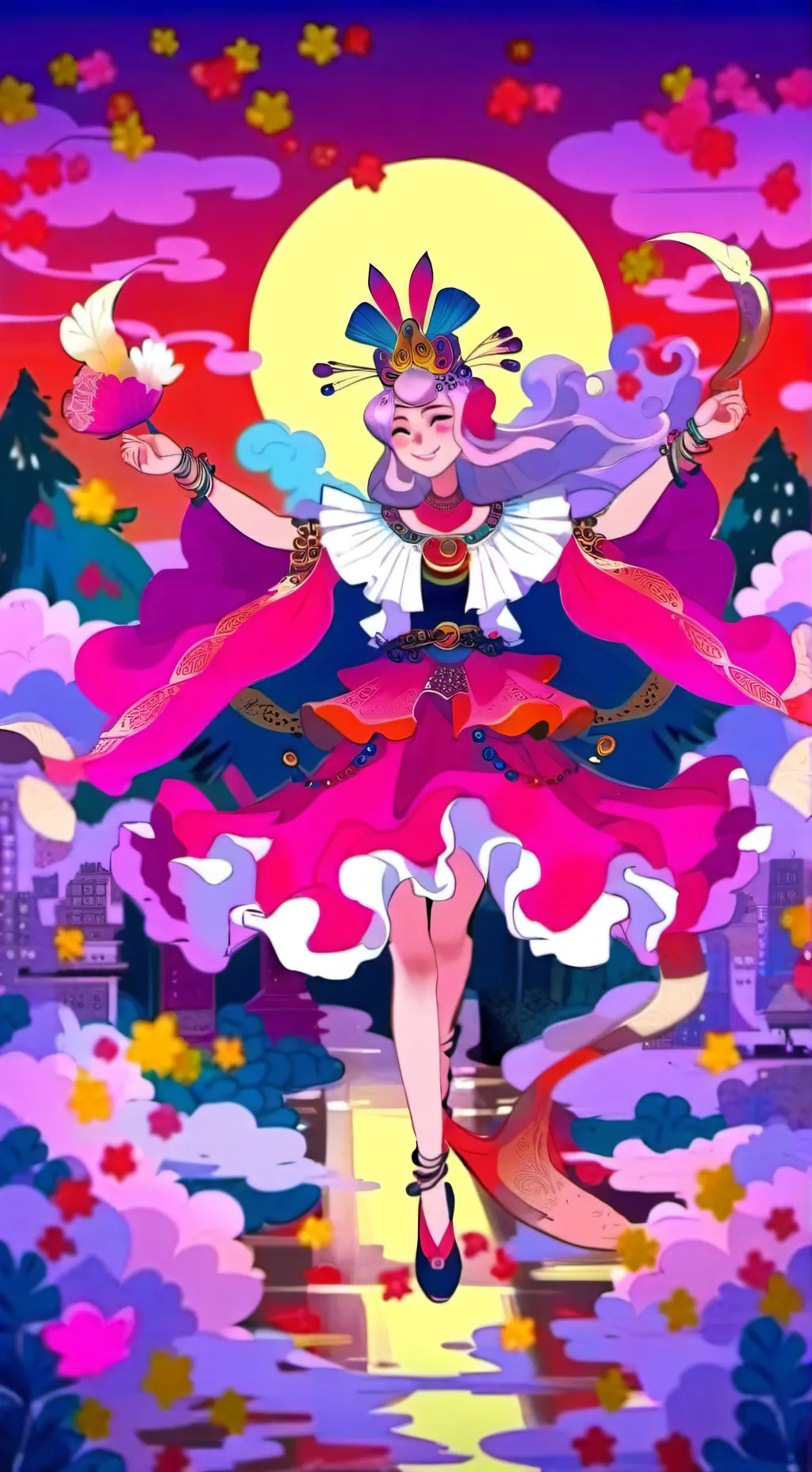 ai character: felix e Yuri  background