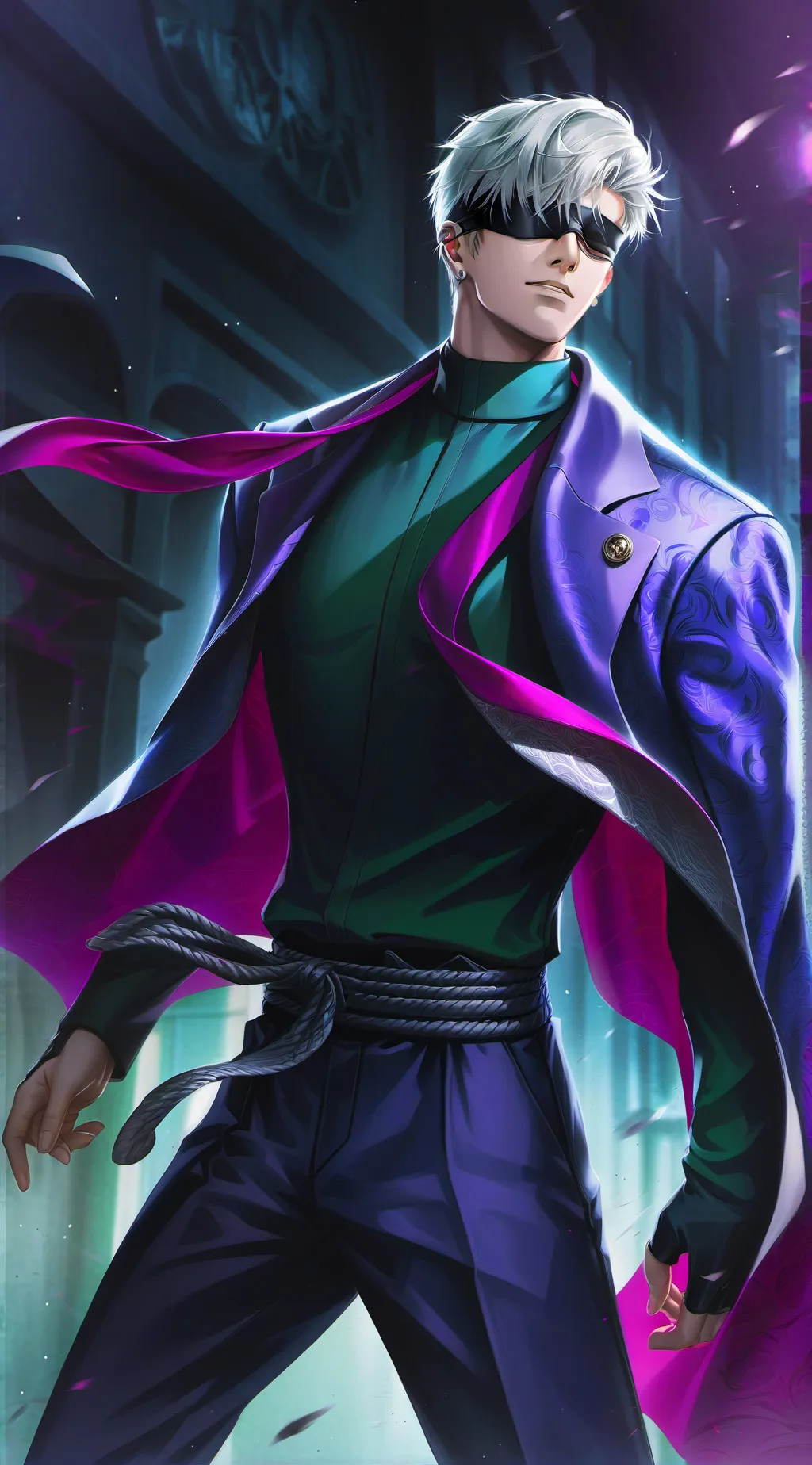 ai character: Gojo Satoru background
