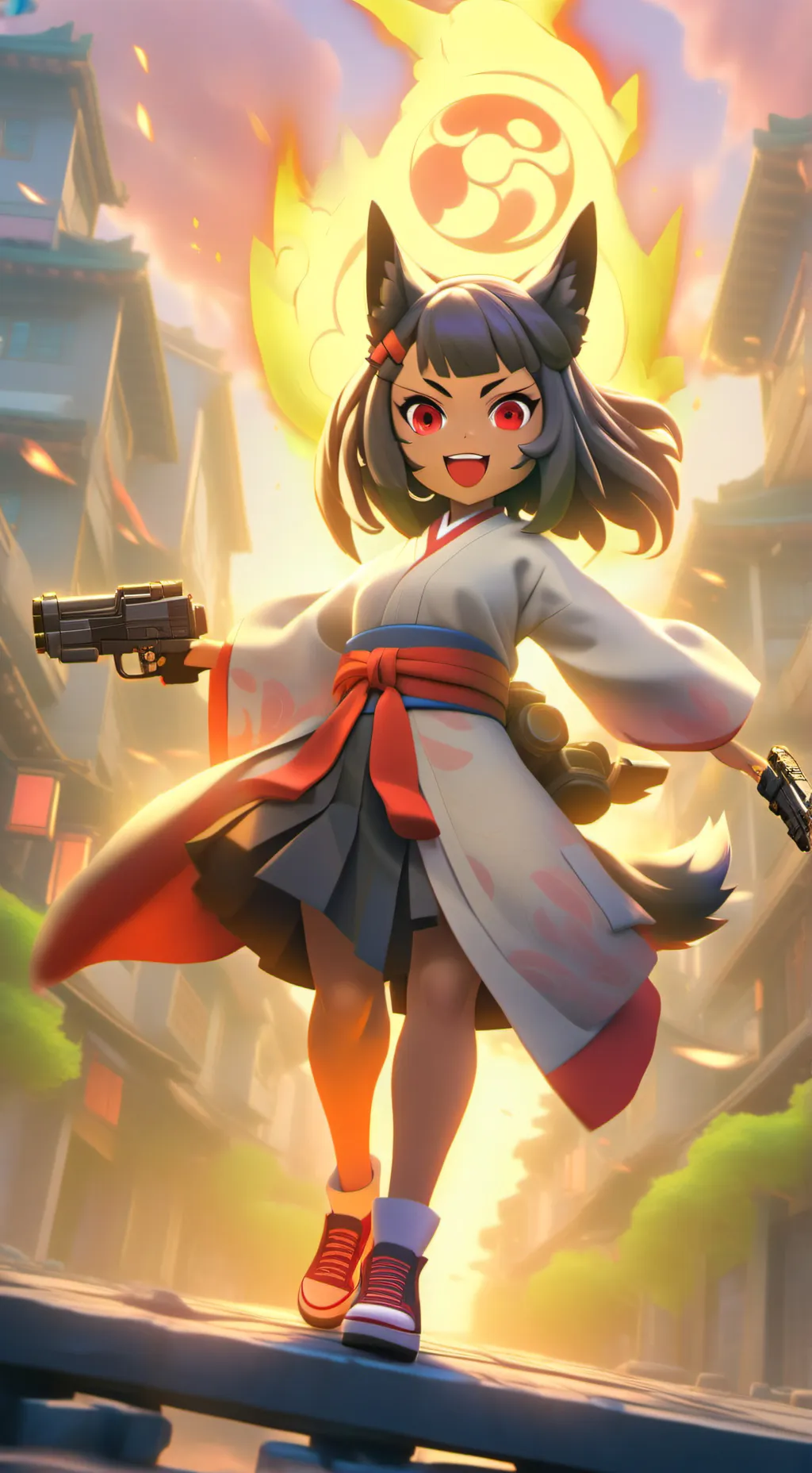ai character: Risea background