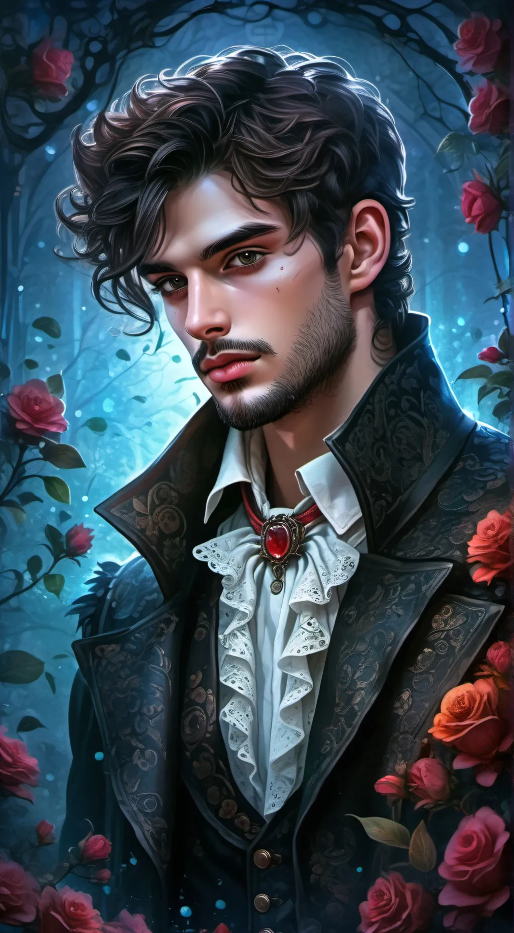 ai character: Justin background