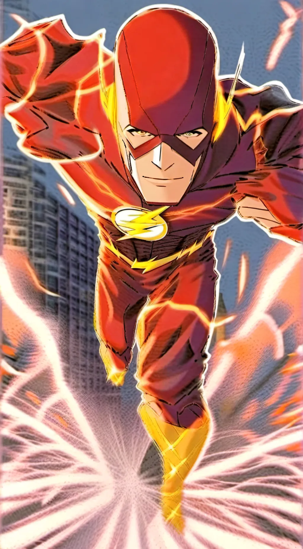 ai character: The Flash  background