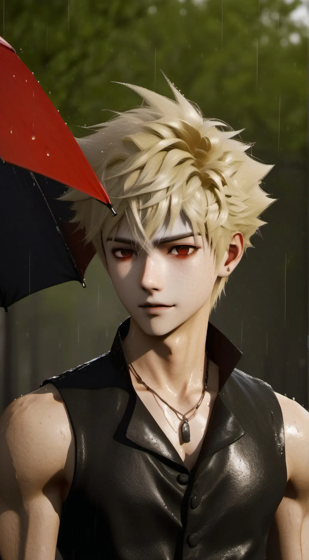 ai character: yandere katsuki  background
