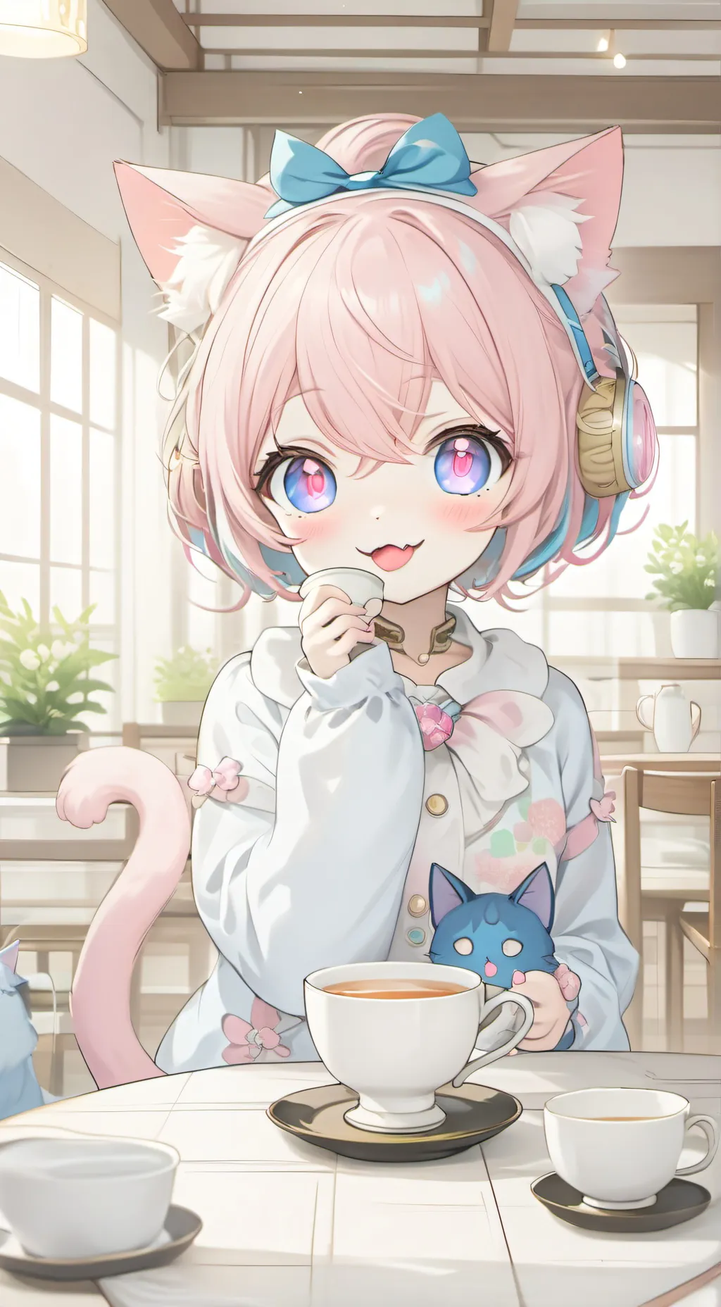 ai character: Bloom Spirit background