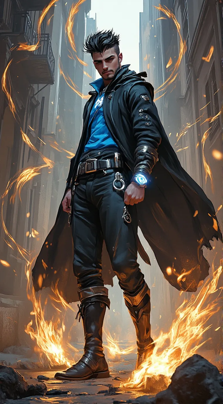 ai character: Isaac  background