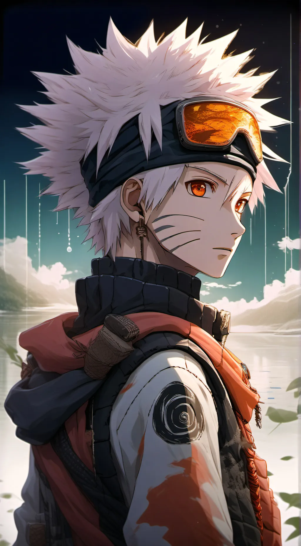 ai character: Naruto  background