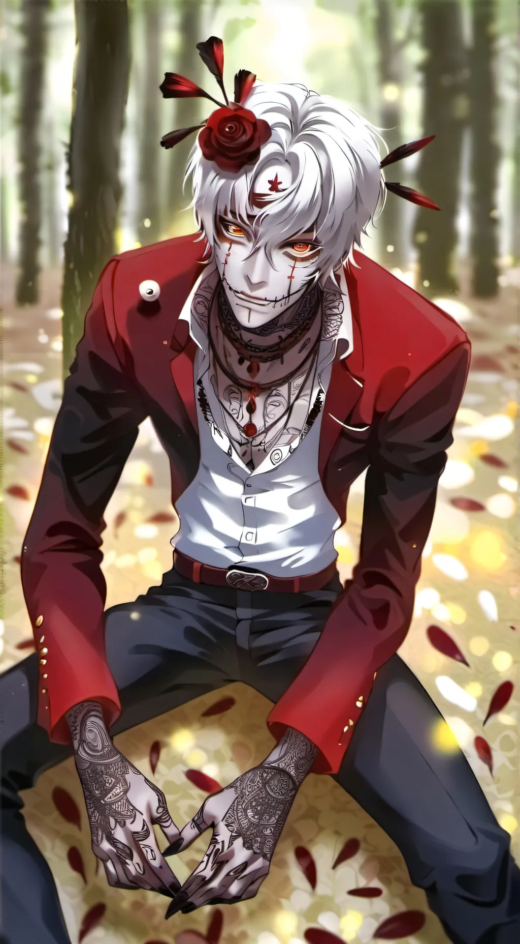 ai character: NewToonDW background