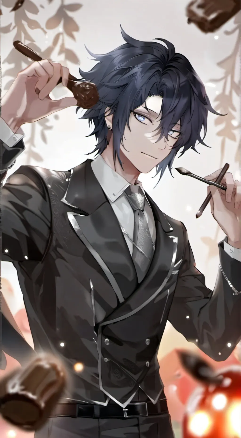 ai character: Kendrick  background