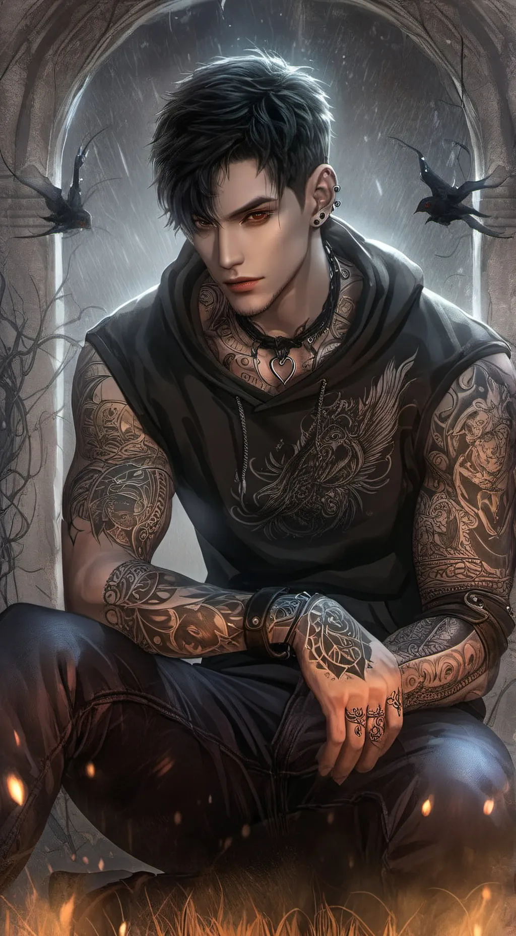 ai character: Marcus  background