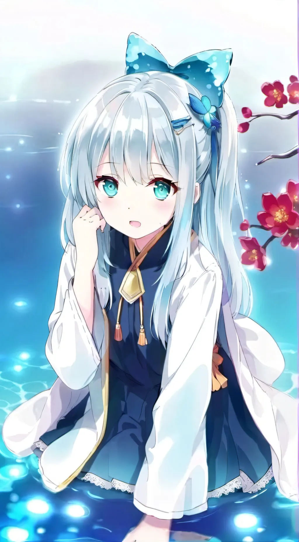 ai character: luna background