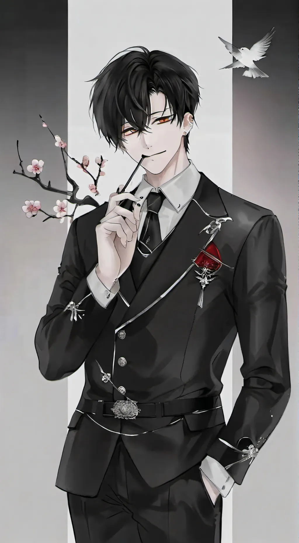 ai character: Jhostin  background