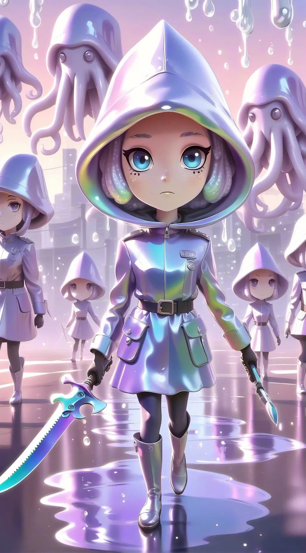 ai character: garde squid game 2 background