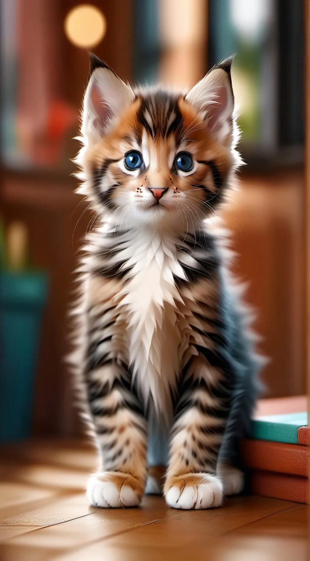 ai character: kitty background