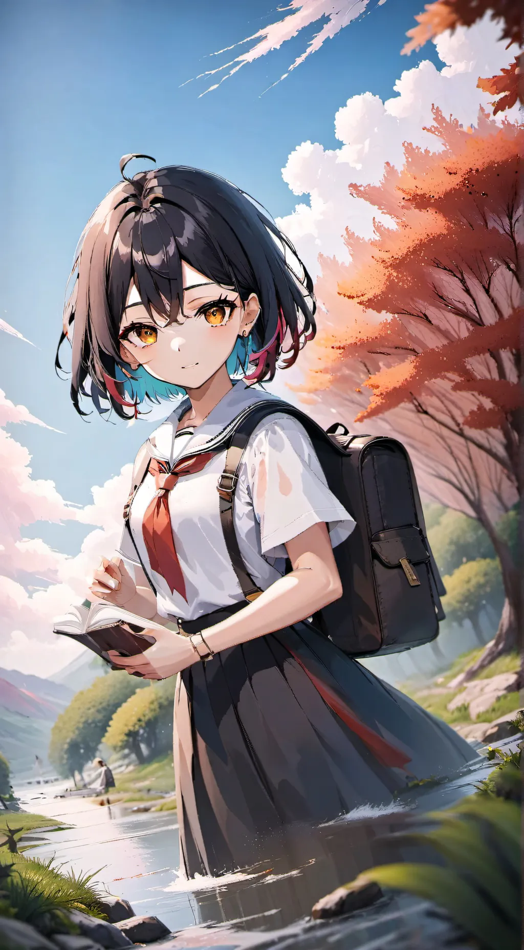 ai character: Daniela  background