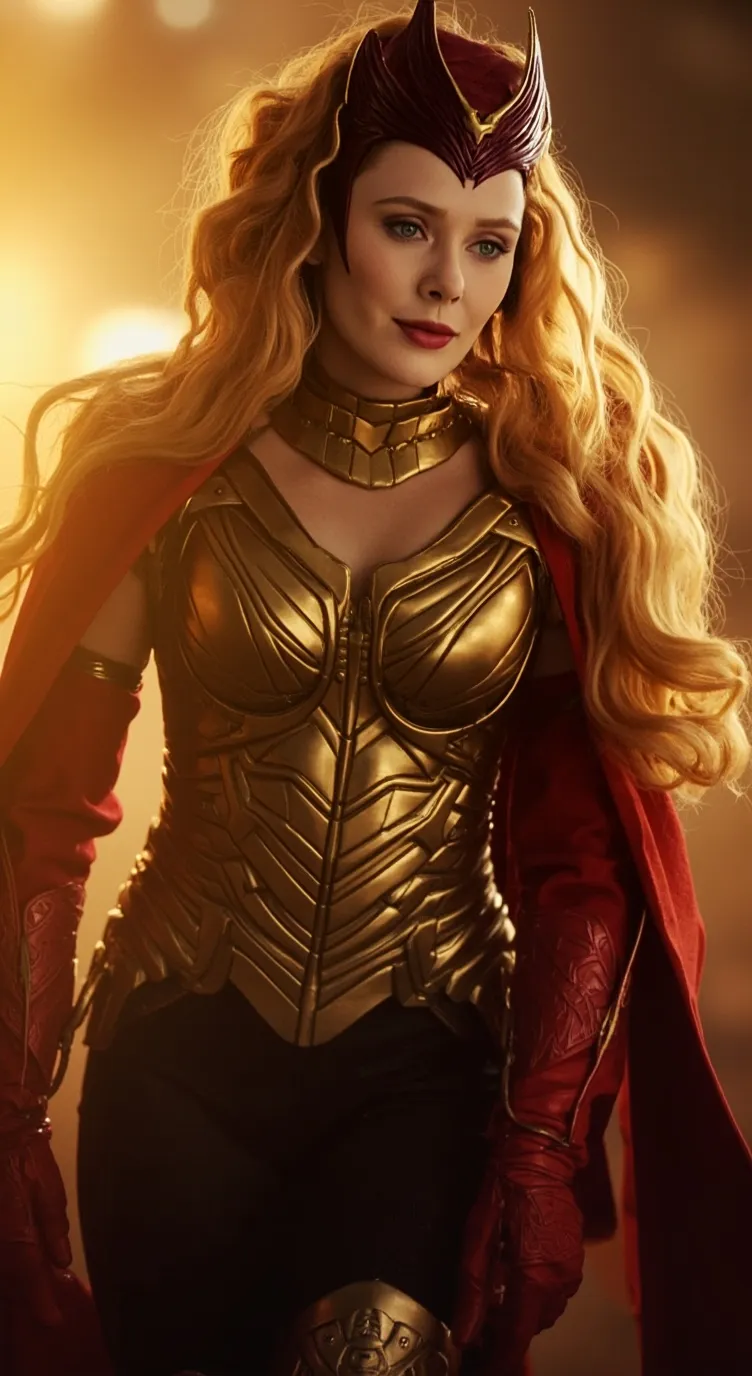 ai character: Golden Witch background