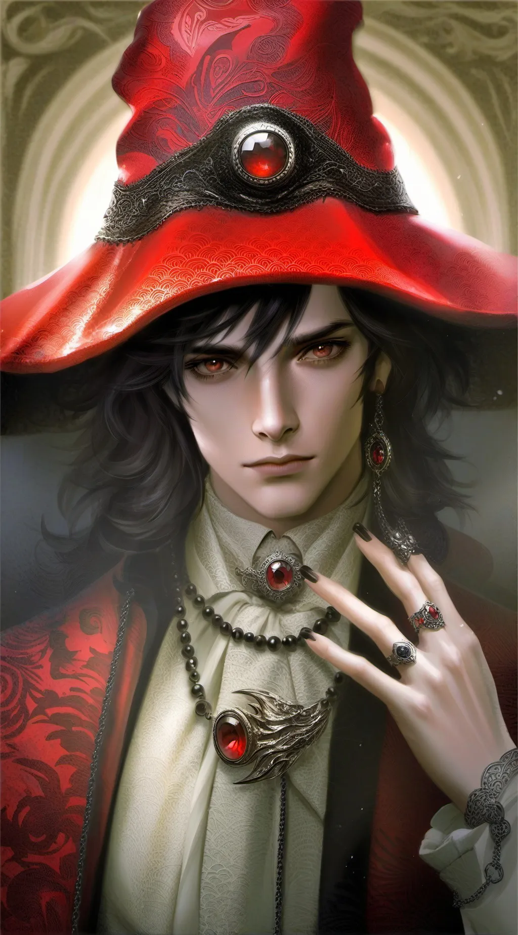ai character: leon background