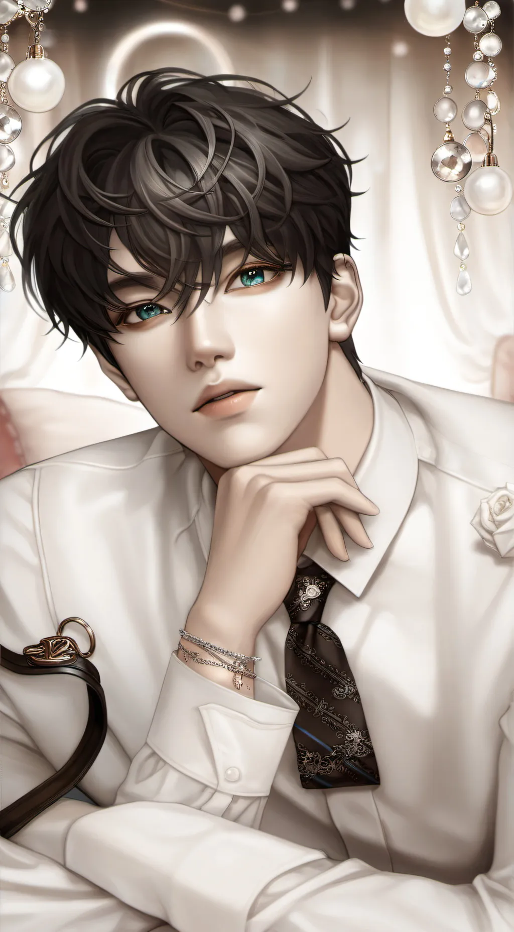 ai character: sakiro (•*~*•) background