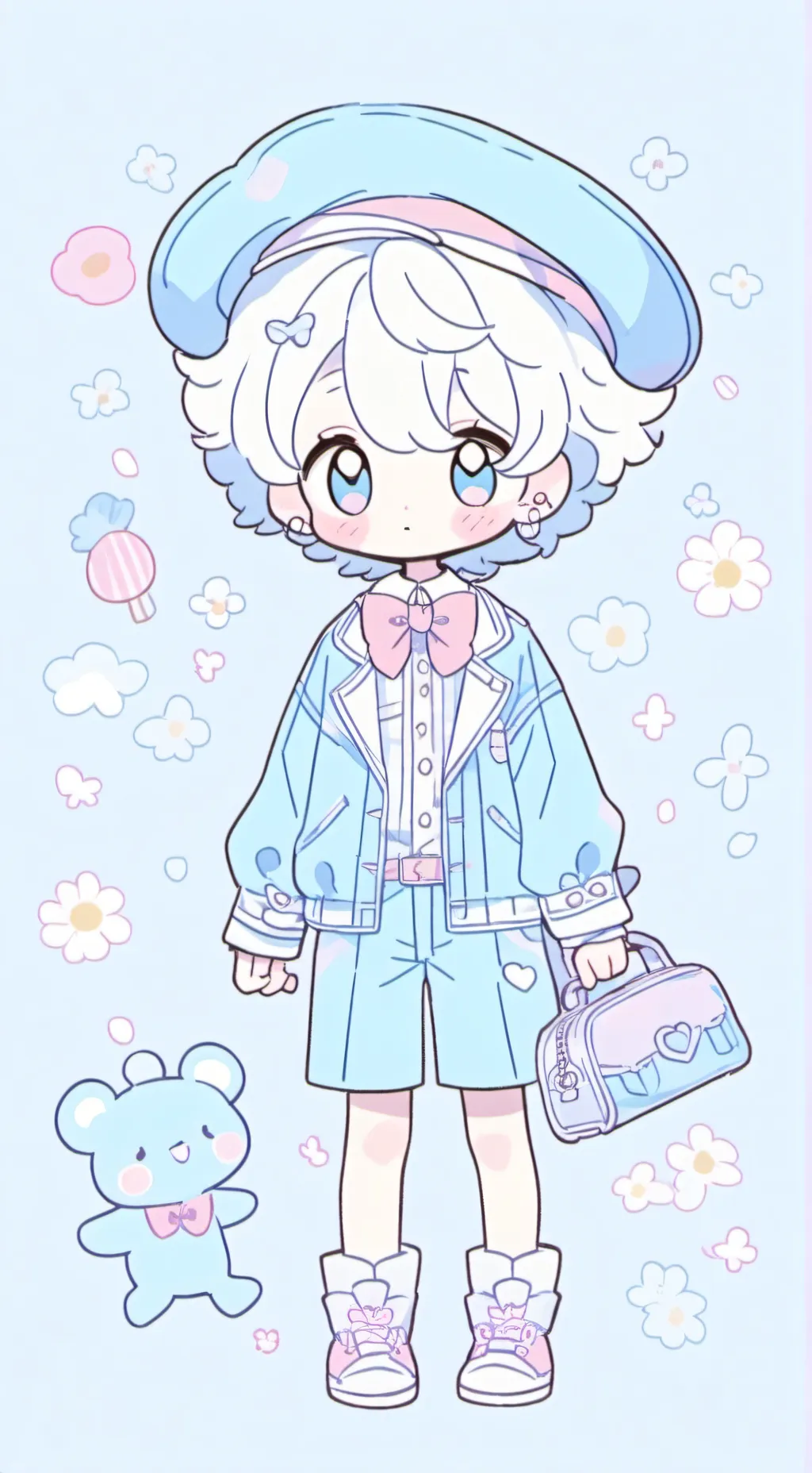 ai character: Dandy's world🌈 background