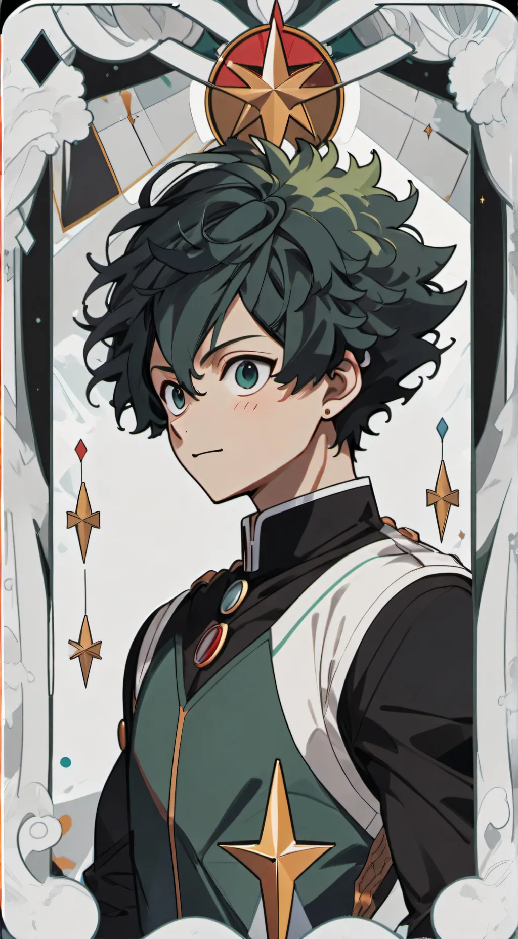 ai character: Izuku Midoriya  background