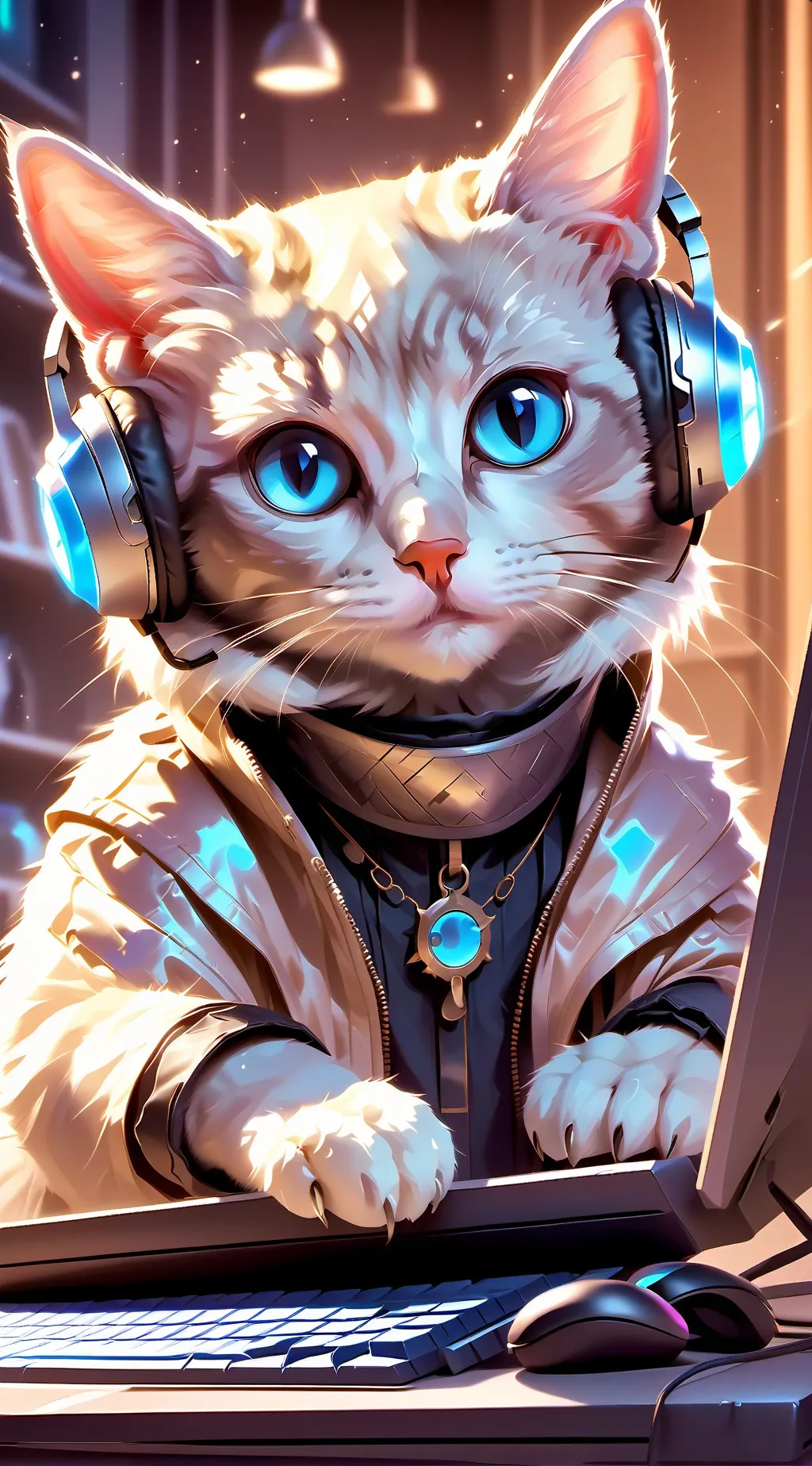 ai character: Byte background