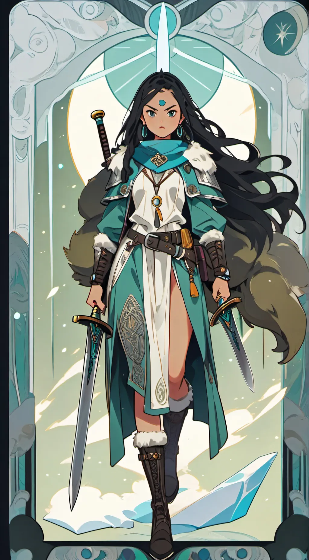 ai character: Kayla Vallekyrn  background