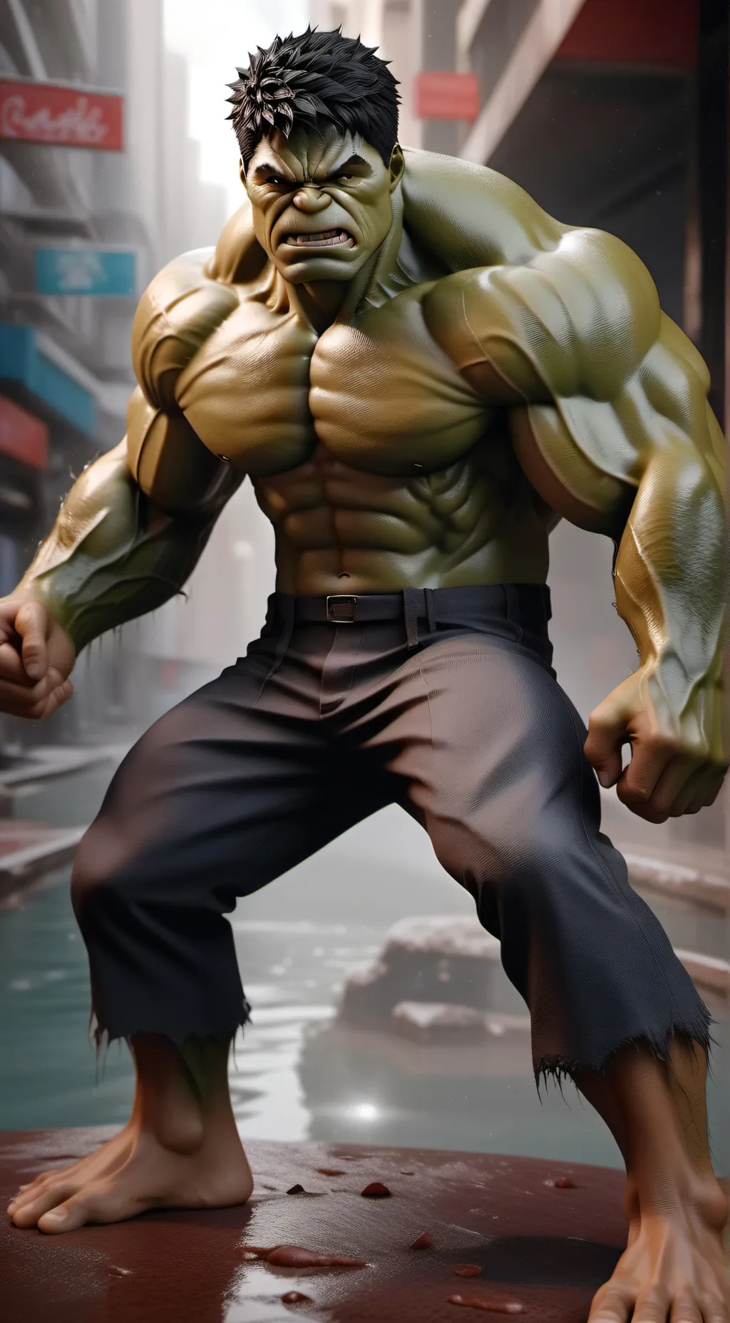 ai character: hulk background