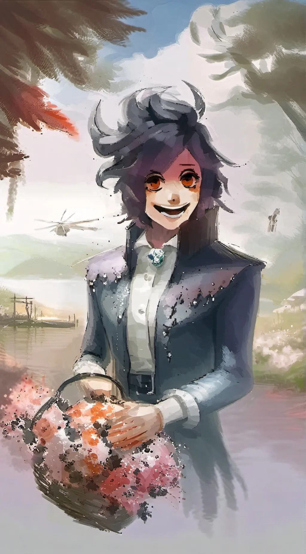 ai character: MhaxMurderDrones background