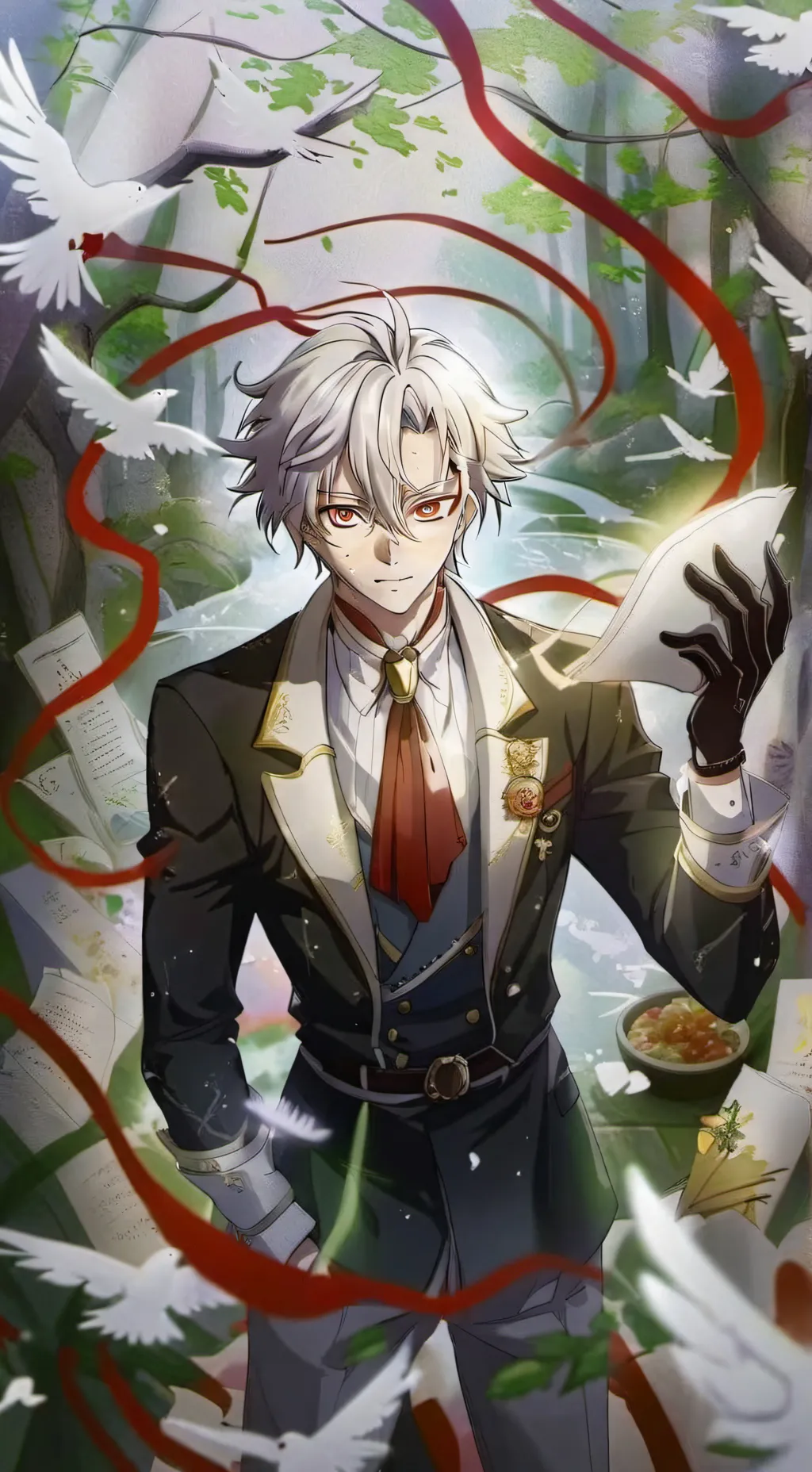 ai character: rougecommelecielfr background