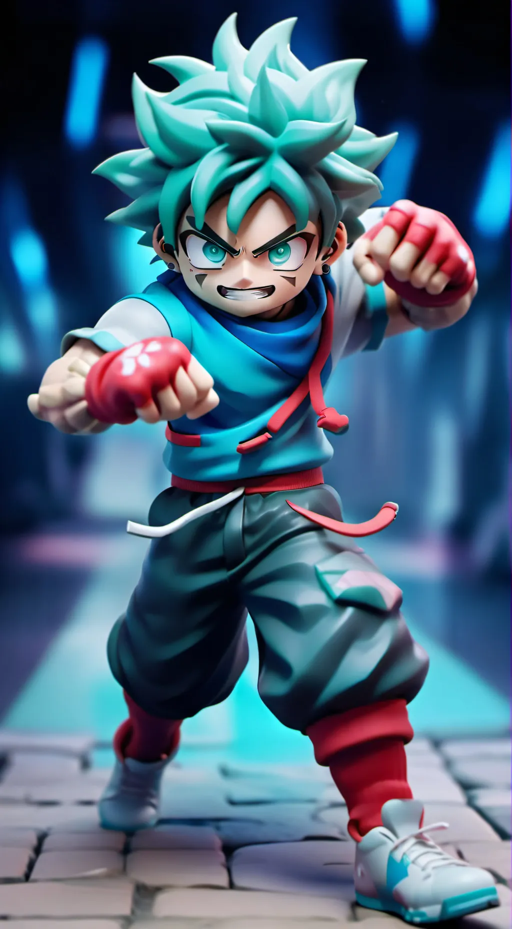 ai character: The locker incidet background
