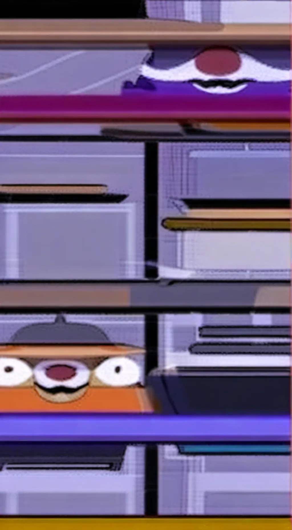ai character: meme chin chon background
