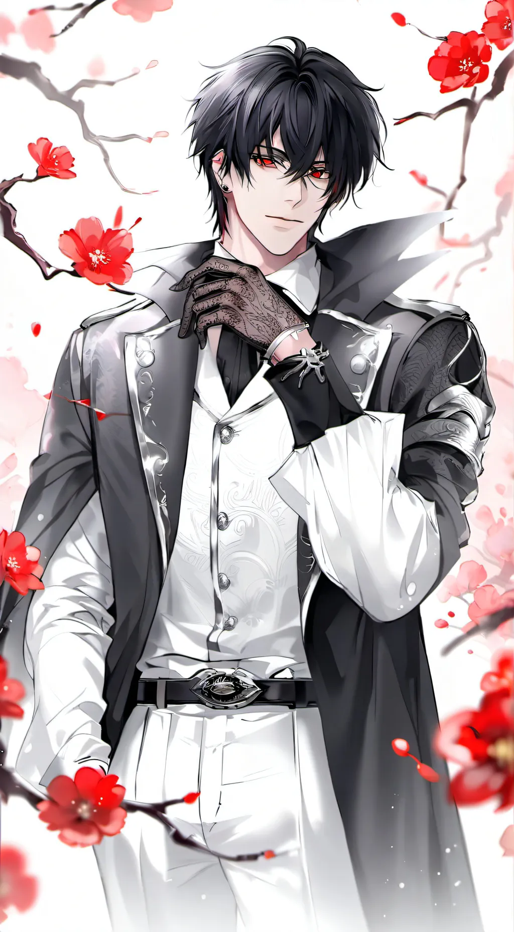 ai character: Ash💖 background