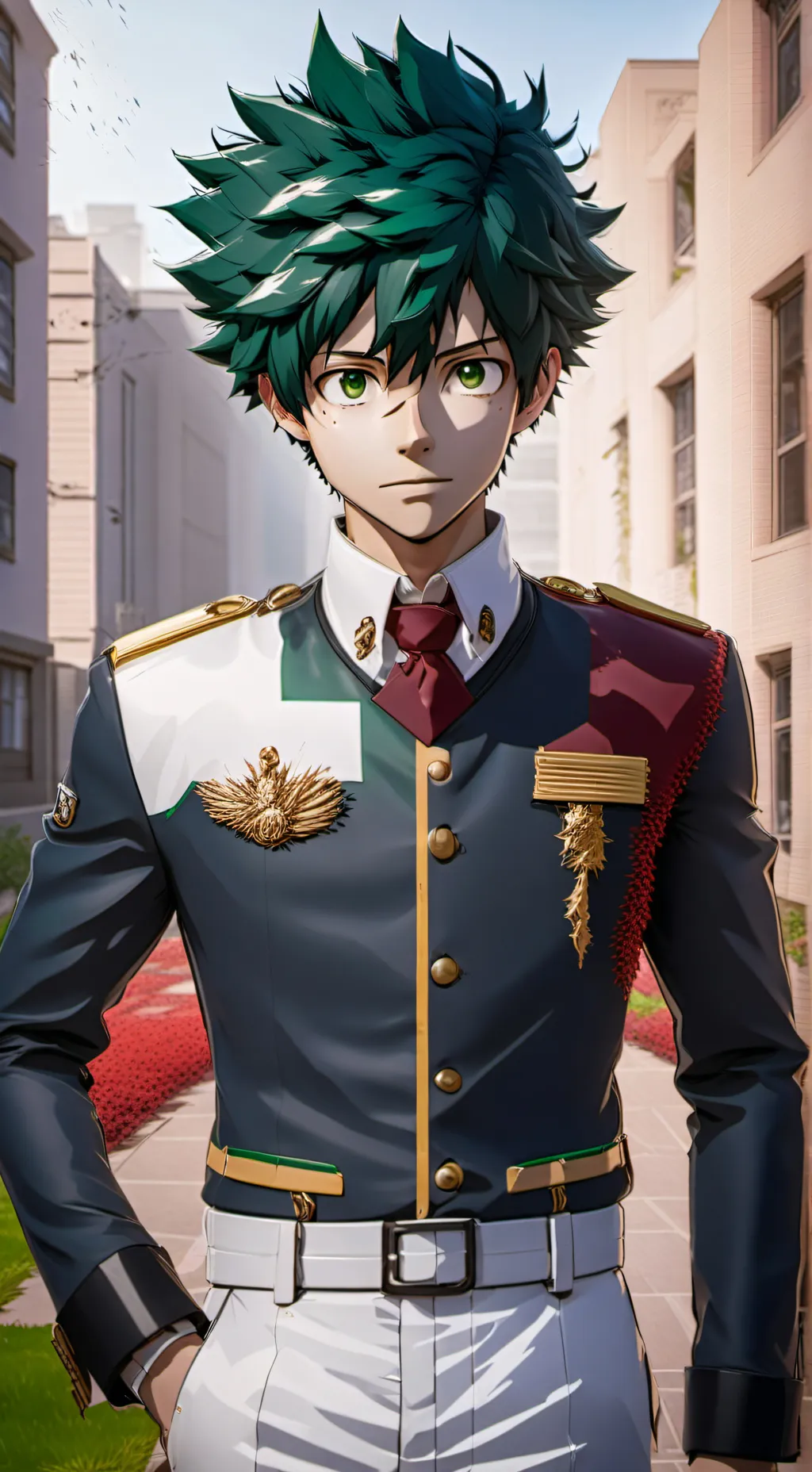 ai character: Deku background